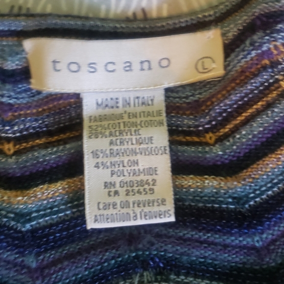 Toscano zigzag stripe knitted blouse! - Picture 4 of 7